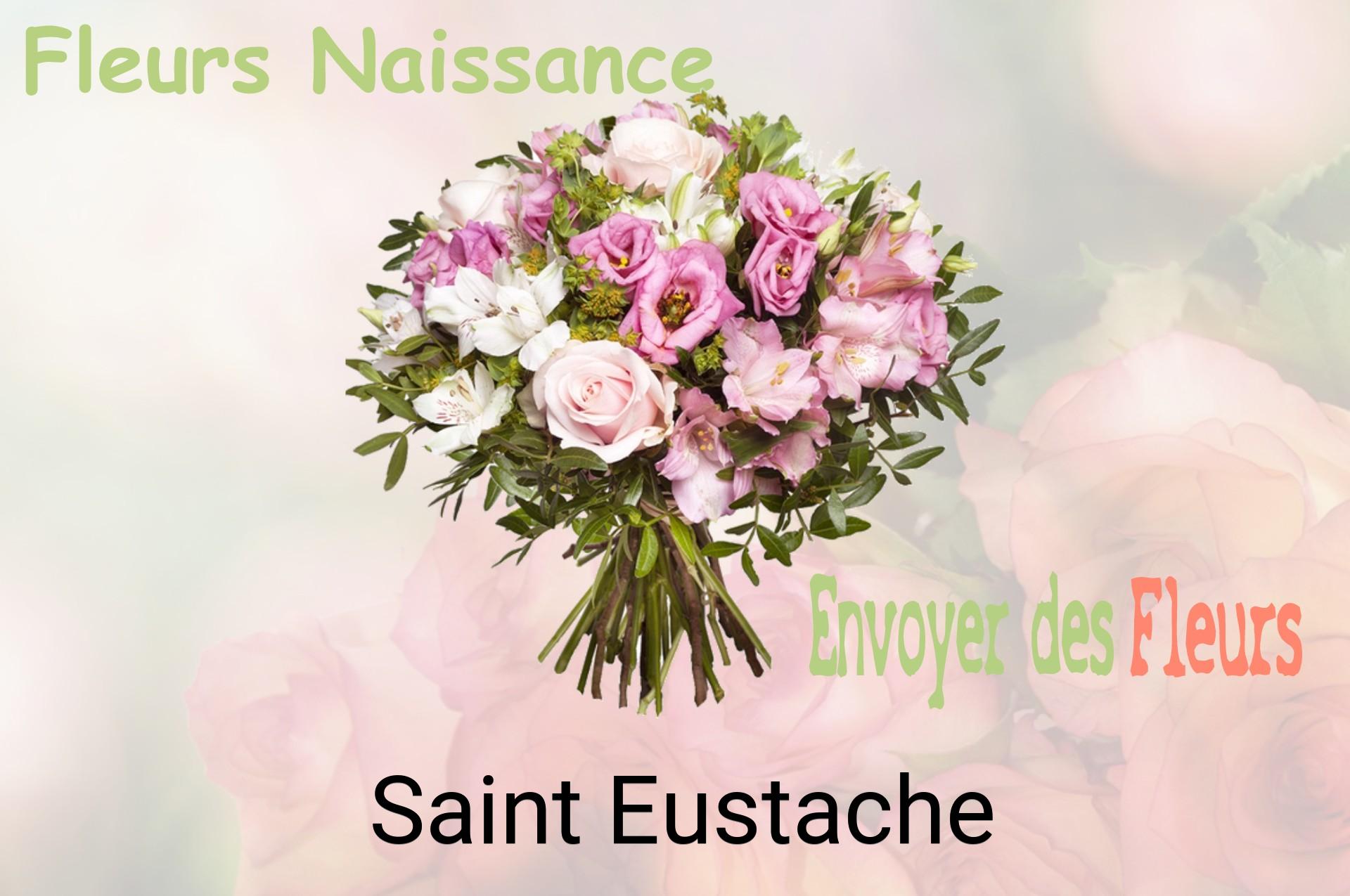 Bouquet de fleurs de naissance livré à Saint-Eustache